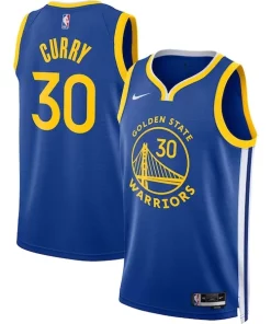 Stephen Curry Golden State Warriors Collectible Nike Unisex Swingman Jersey Icon Edition Royal/White