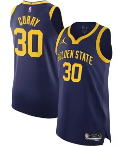 Stephen Curry Golden State Warriors Jordan Brand Authentic Player Classique Jersey Statement Edition Royal