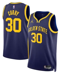 Stephen Curry Golden State Warriors Jordan Confortable Brand Unisex Swingman Jersey Statement Edition Navy