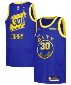 Stephen Curry Golden State Warriors Nike Swingman Player Jersey Classic Edition Royal Collectible