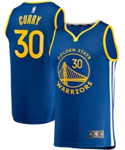 Stephen Luxueux Curry Golden State Warriors Fast Break Replica Jersey Icon Edition Royal