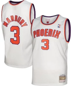 Stephon Marbury Phoenix Suns Uniques 2001/02 Hardwood Classics Swingman Jersey White
