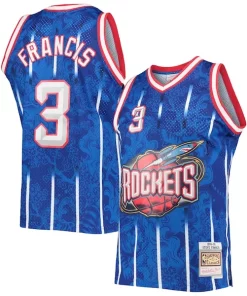 Steve Francis Houston Rockets Moderne Hardwood Classics 1999/00 Lunar New Year Swingman Jersey Blue
