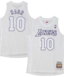 Steve Incontournable Nash Los Angeles Lakers 2012 Authentic Player Jersey White