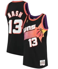 Steve Nash Moderne Phoenix Suns 1996/97 Hardwood Classics Swingman Jersey Black