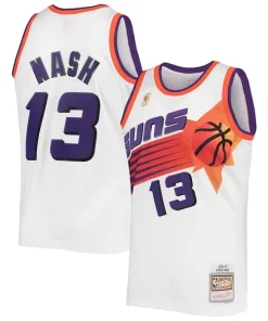 Steve Nash Phoenix Suns 2001/02 Hardwood Classics Swingman Jersey Classique White/Purple