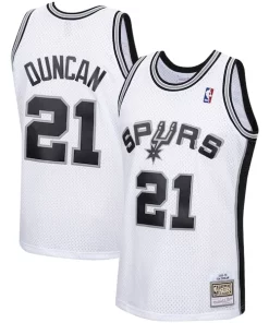 Tim Duncan San Antonio Spurs 1998/99 Hardwood Notable Classics Swingman Jersey White