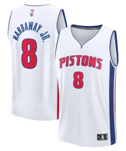 Tim Hardaway Jr. Detroit Pistons Youth Fast Break Replica Exceptionnel Player Jersey Association White Edition