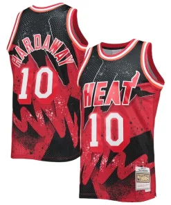Tim Hardaway Miami Heat Hardwood Classics 1996/97 Hyper Hoops Exceptionnel Swingman Jersey Scarlet