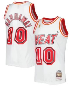 Tim Hardaway Miami Heat Hardwood Classics Swingman Jersey White Haut de gamme