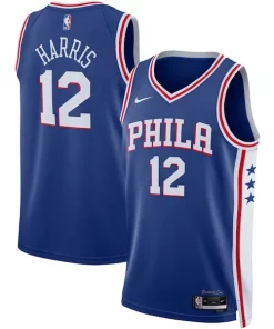 Tobias Harris Philadelphia 76ers Exquisite Nike Unisex Swingman Jersey Icon Edition Royal