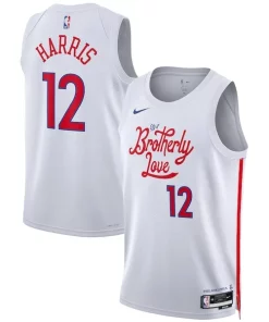Tobias Harris Philadelphia 76ers Nike Unisex 2022/23 Swingman Jersey Premium City Edition White
