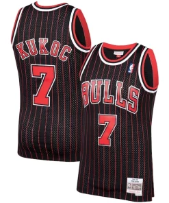 Toni Kukoc Chicago Bulls 1995/96 Hardwood Classics Swingman Jersey Classique Black