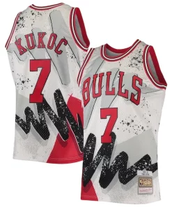 Toni Kukoc Chicago Bulls Hardwood Classics 1995/96 Hyper Hoops Swingman Collectible Jersey White