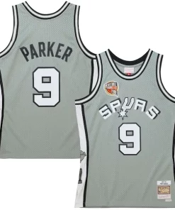 Tony Parker San Antonio Uniques Spurs Unisex Hall of Fame Class of 2023 Throwback Swingman Jersey Gray