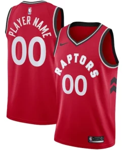 Toronto Raptors Nike 2020/21 Swingman Custom Jersey Icon Edition Red Refiné