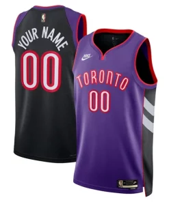 Toronto Raptors Nike Unisex Adult Swingman Custom Jersey Classic Edition Purple Premium