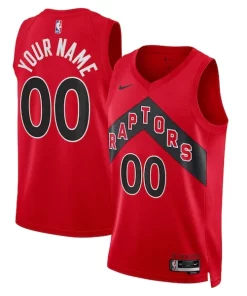 Toronto Raptors Nike Unisex Swingman Custom Jersey Red Icon Edition Admirable