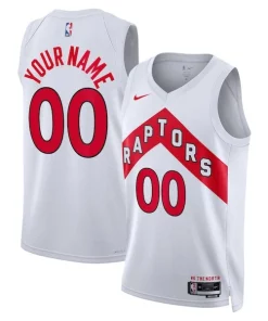 Toronto Raptors Nike Unisex Swingman Custom Jersey White Association Stylish Edition