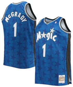 Tracy McGrady Classique Orlando Magic Big & Tall 2000/01 Hardwood Classics Swingman Jersey Blue/Black