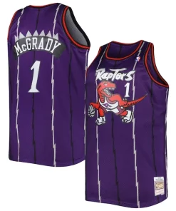 Tracy McGrady Toronto Personalisable Raptors Big & Tall Hardwood Classics 1998/99 Swingman Jersey Purple