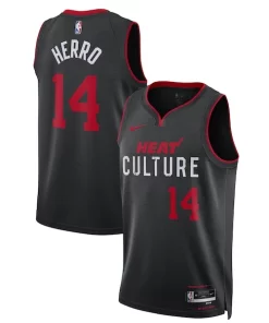 Tyler Herro Miami Heat Nike Unisex 2023/24 Swingman Jersey Black City Bold Edition