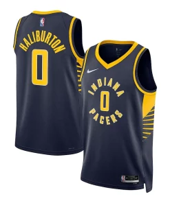 Tyrese Haliburton Indiana Pacers Refiné Nike Unisex Swingman Jersey Association Edition Navy