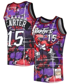 Vince Carter Toronto Raptors 1998/99 Hardwood Classics Lunar Confortable New Year Swingman Jersey Purple