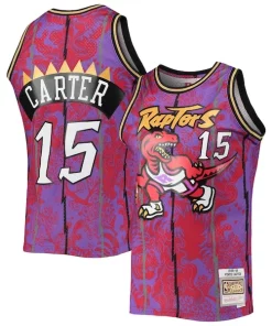Vince Carter Toronto Raptors Hardwood Classics 1998/99 Lunar New Élégant Year Swingman Jersey Purple