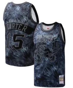 Vince Luxueux Carter Toronto Raptors Hardwood Classics 1998/99 Tie Dye Swingman Jersey Black