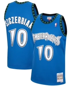 Wally Szczerbiak Minnesota Timberwolves 2001/02 Tendance Hardwood Classics Swingman Jersey Blue
