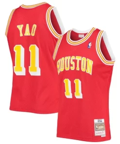 Yao Ming Houston Rockets 2004/05 Hardwood Classics Swingman Jersey Red Classique