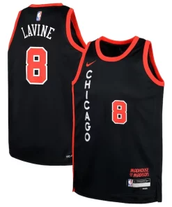 Zach LaVine Chicago Bulls Nike Youth Swingman Exclusif Replica Jersey City Edition Black