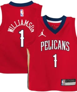 Zion Williamson New Orleans Pelicans Jordan Brand Confortable Toddler 2020/21 Jersey Red Statement Edition