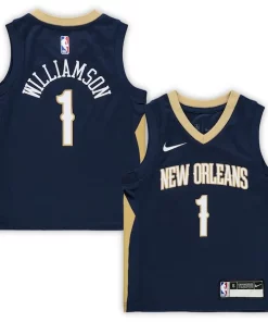 Zion Williamson New Orleans Pelicans Nike Preschool Replica Jersey Icon Edition Navy Haut de gamme