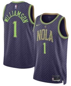 Zion Williamson New Orleans Pelicans Nike Unisex Collectible 2024/25 Swingman Player Jersey City Edition Purple