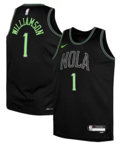 Zion Williamson New Orleans Pelicans Nike Youth Swingman Captivant Replica Jersey City Edition Black