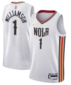 Zion Williamson New Orleans Pelicans Nike Youth Swingman Jersey City Edition Dashing White
